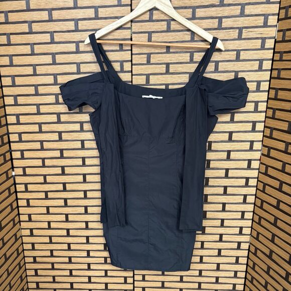 Kimchi Blue Black Monet Mini Dress Size Large - Picture 2 of 9